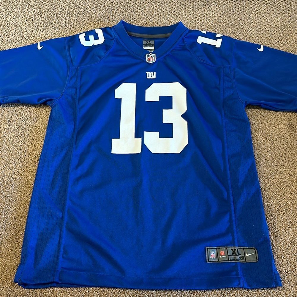 Nike Boys NFL Blue New York Giants Beckham Jr #13 Jersey